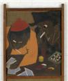 JACOB LAWRENCE (1917 - 2000) Two gouache paintings.